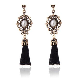 Boho Vintage style Tassel Earrings jewelry